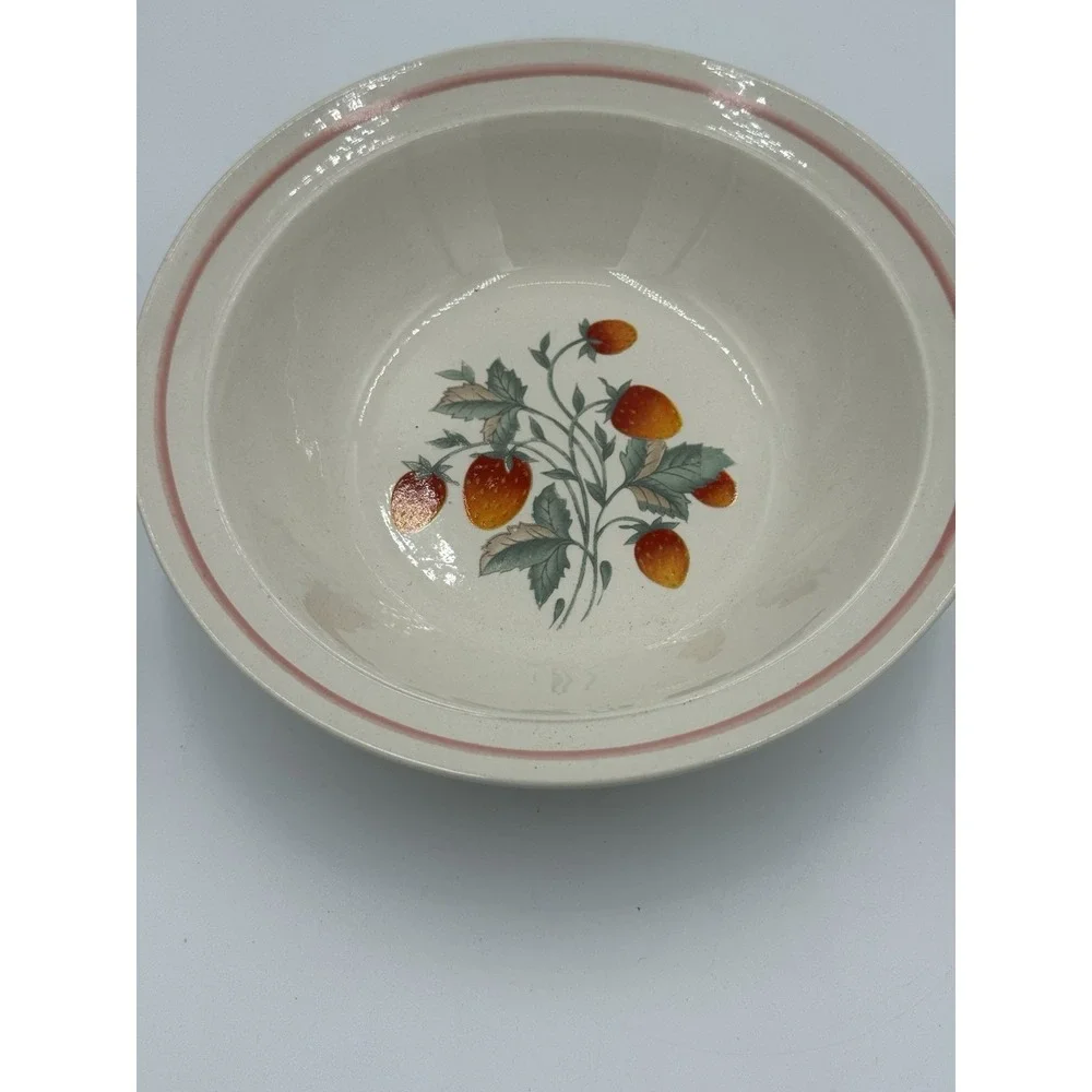 Cream Ceramic Strawberry 9